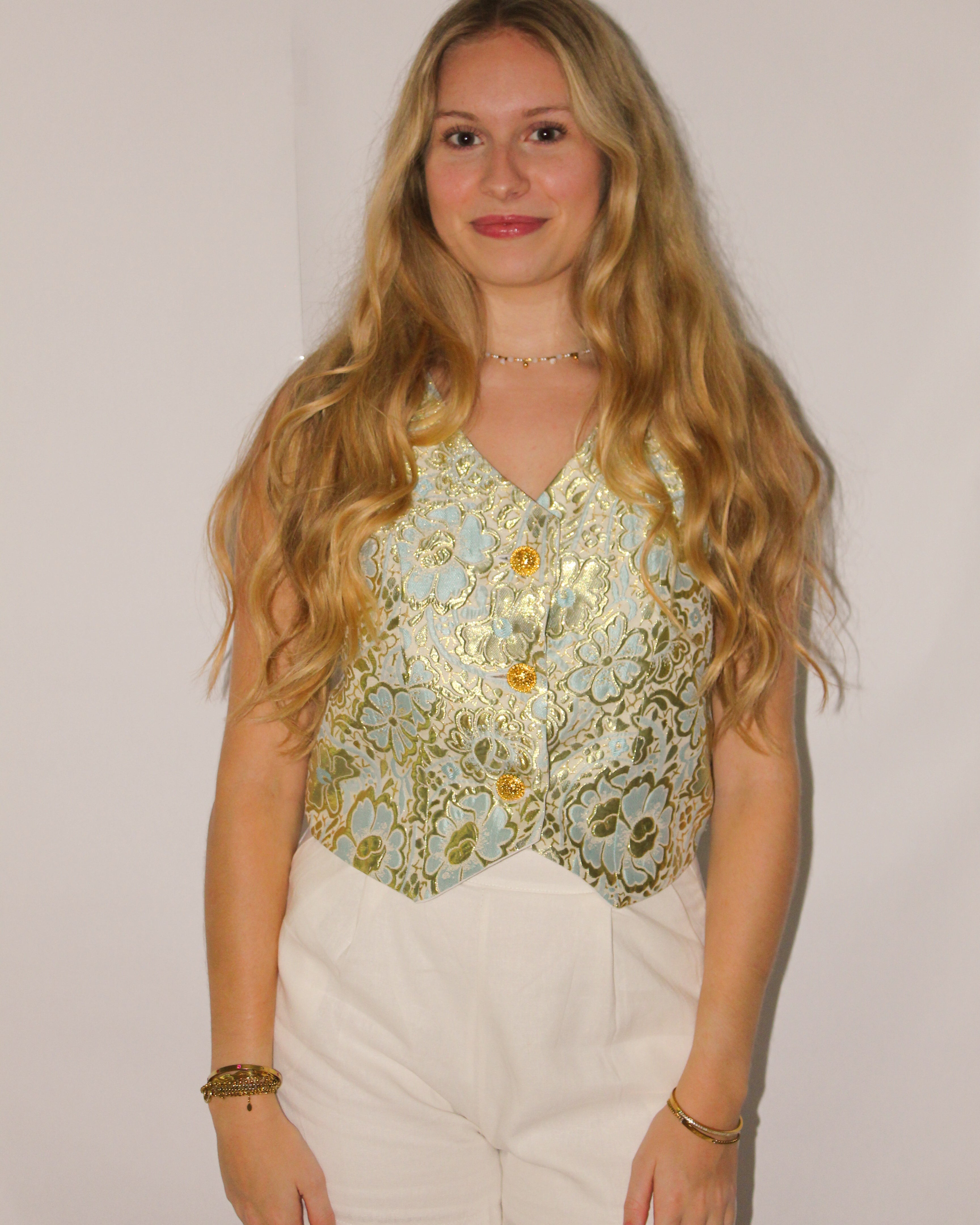 Bloom Jacquard Vest