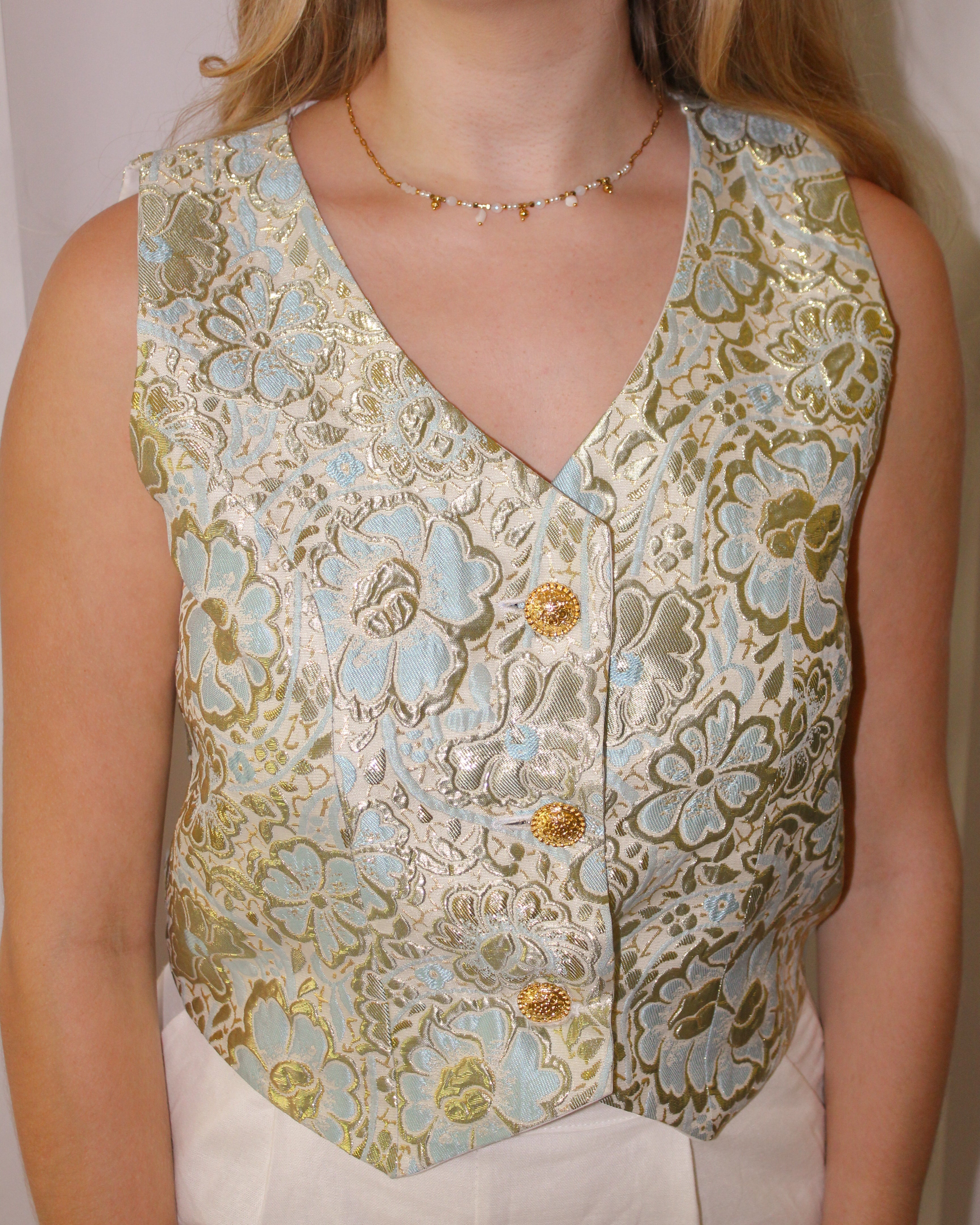 Bloom Jacquard Vest