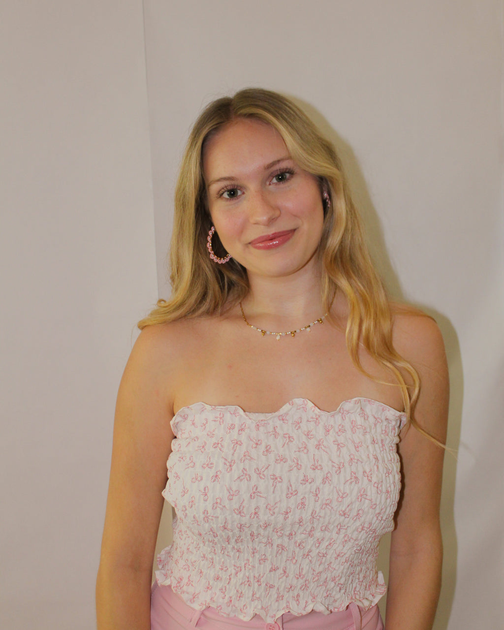 Bow Ruffle Top