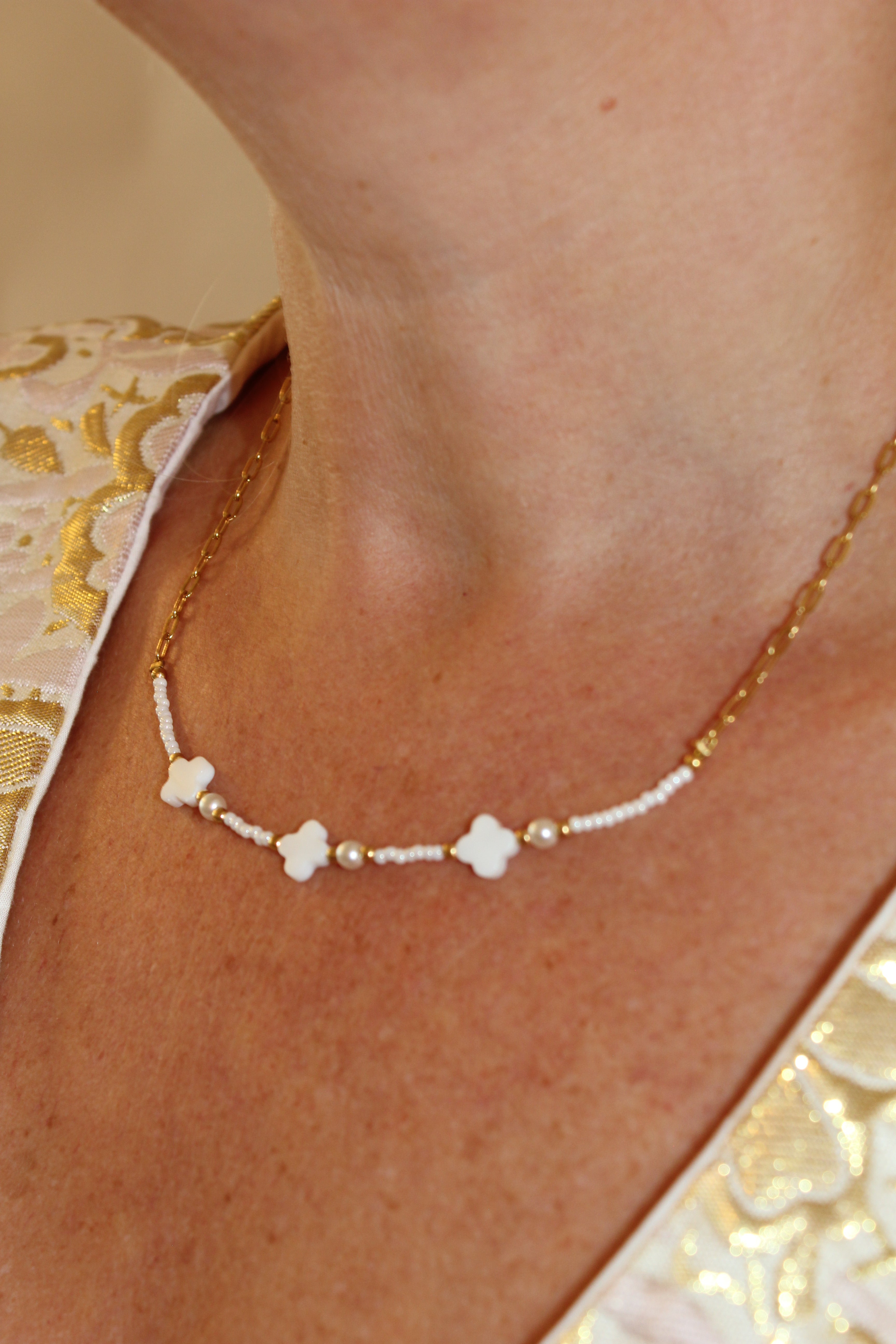 White Horizon Necklace