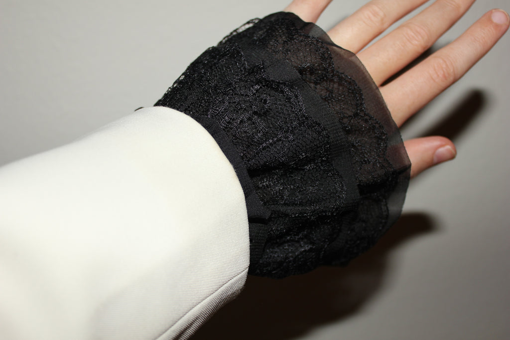 Black Lace Sleeve Cuffs