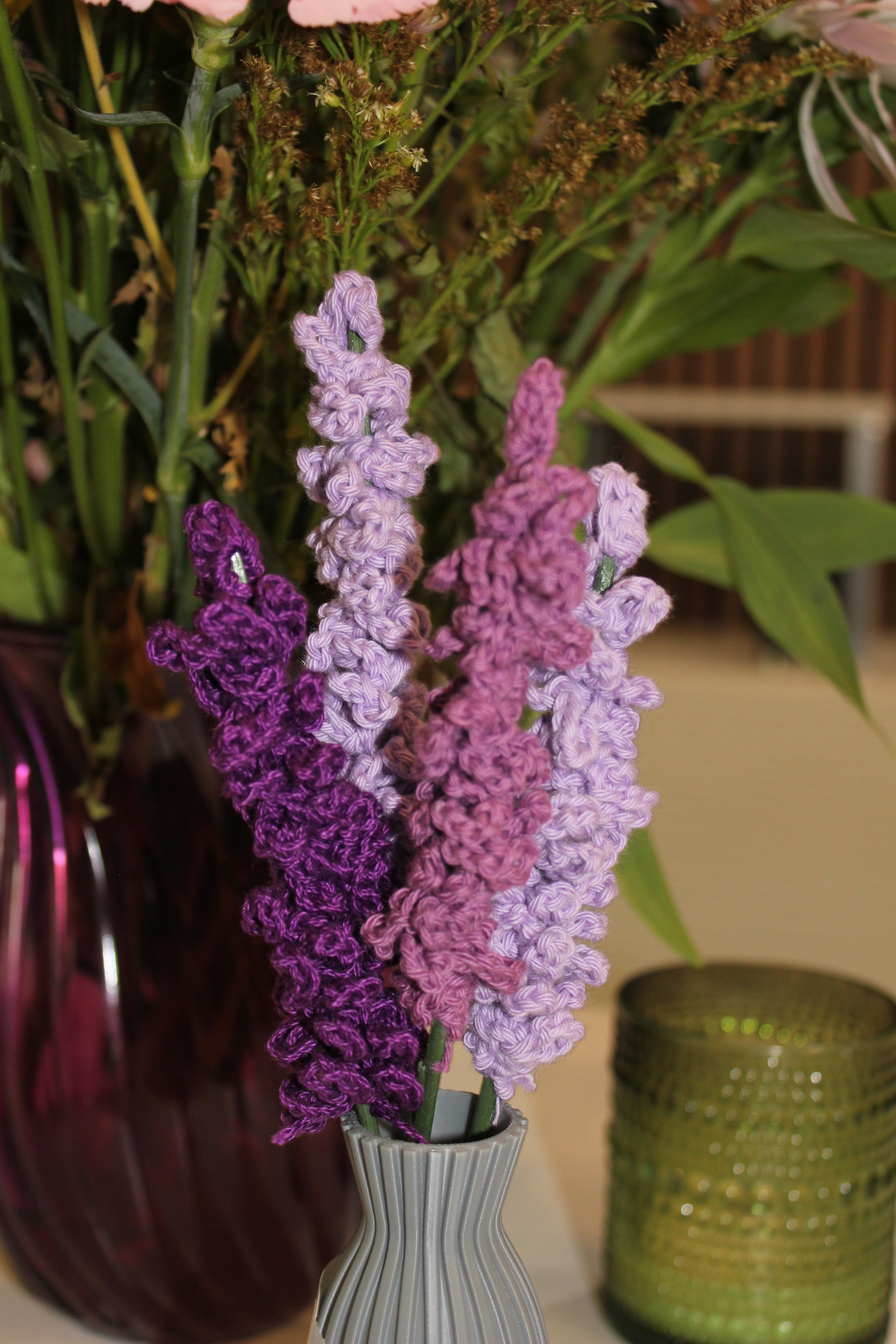 Lavender Haze - Grey Vase