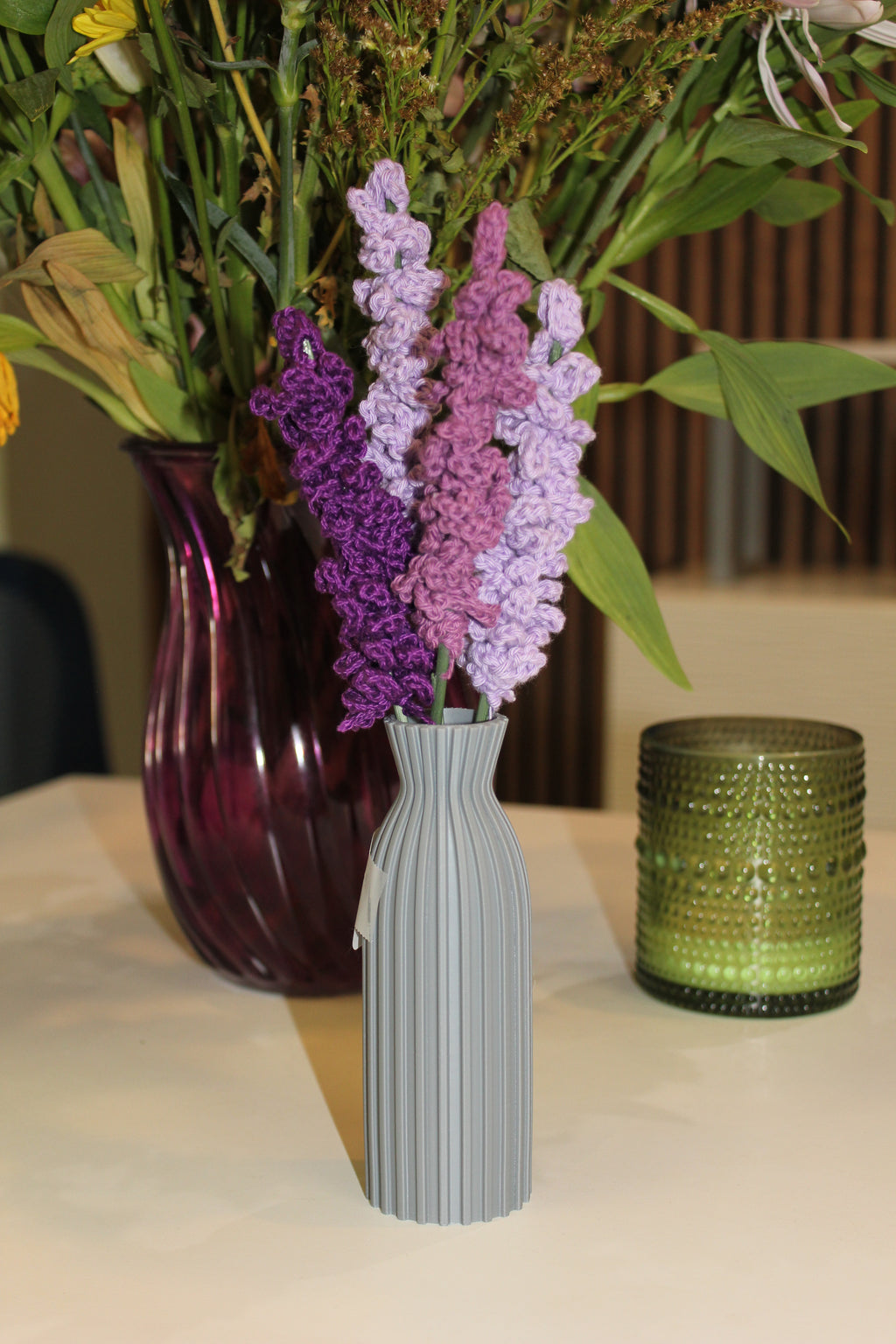 Lavender Haze - Grey Vase