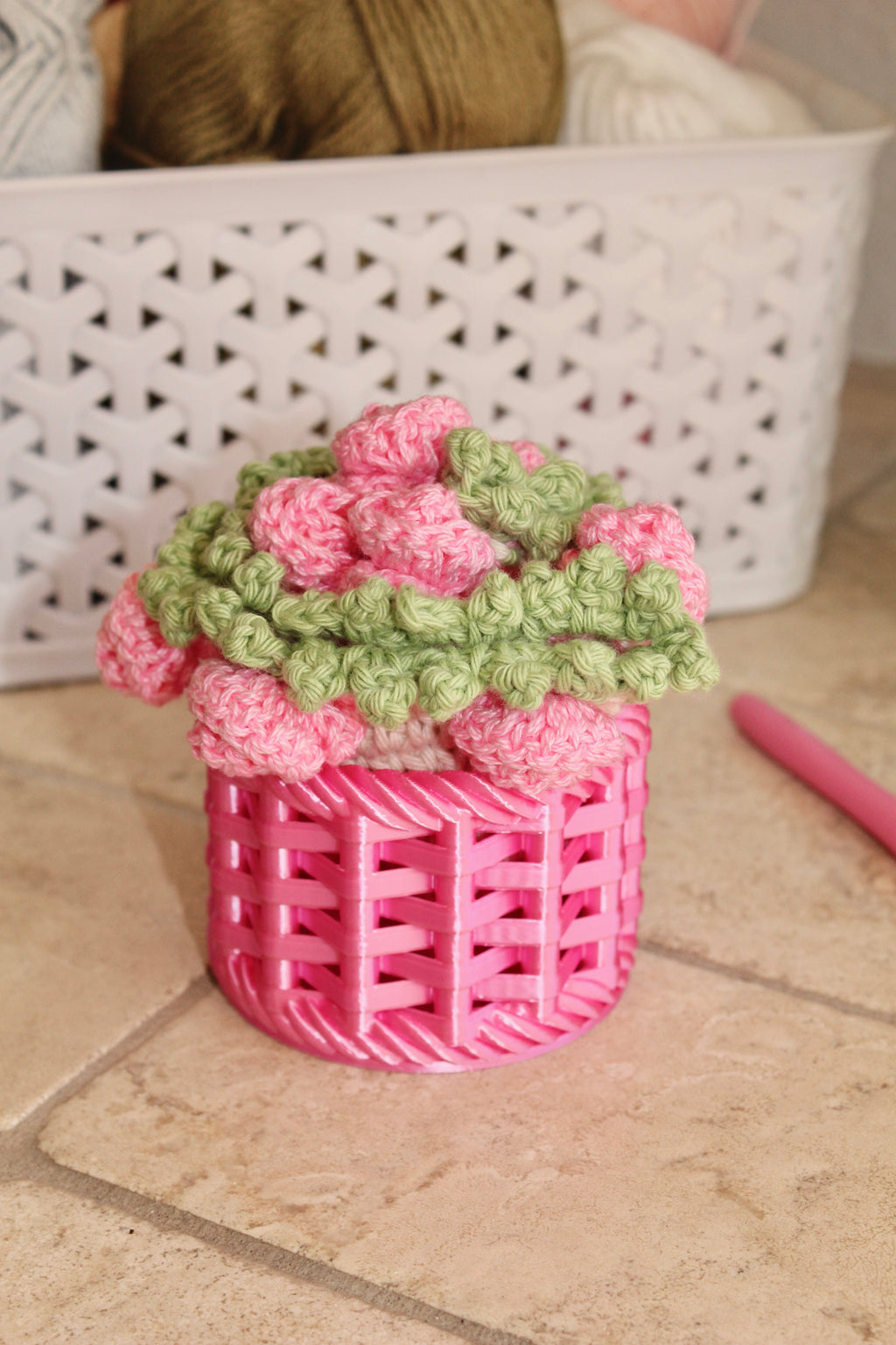 Pink Garden - Bouquet Coaster Set