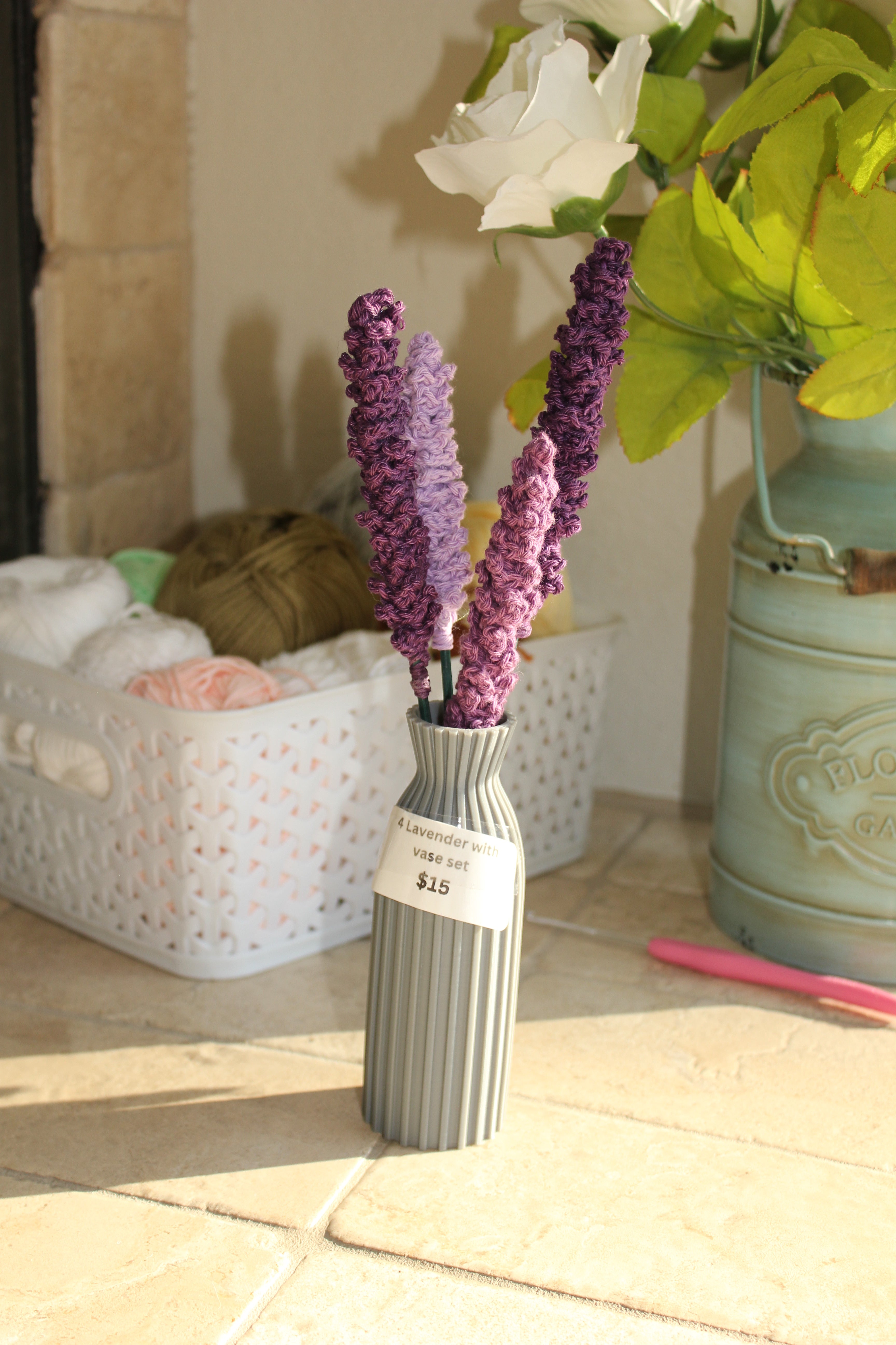 Lavender Haze - Grey Vase