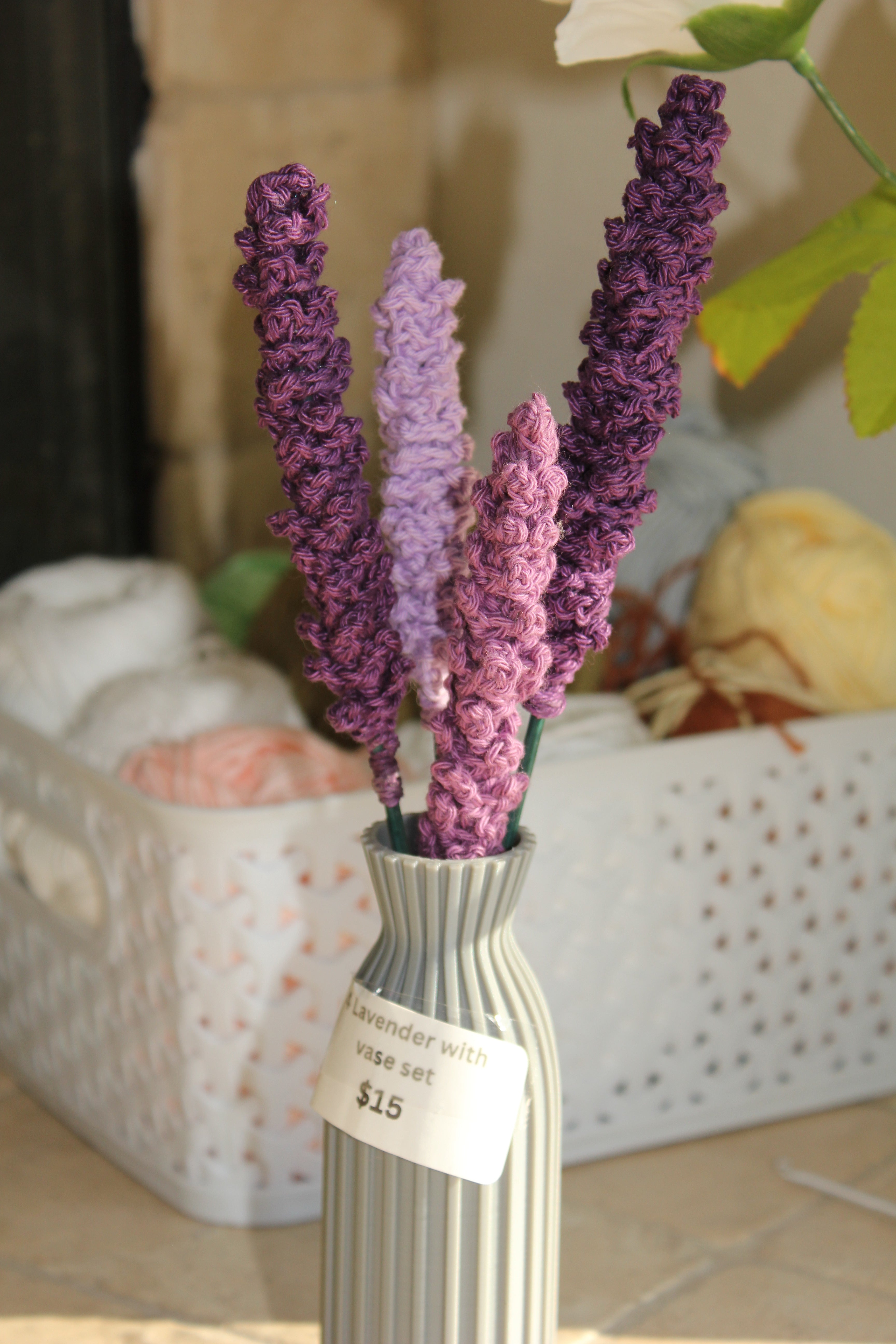 Lavender Haze - Grey Vase