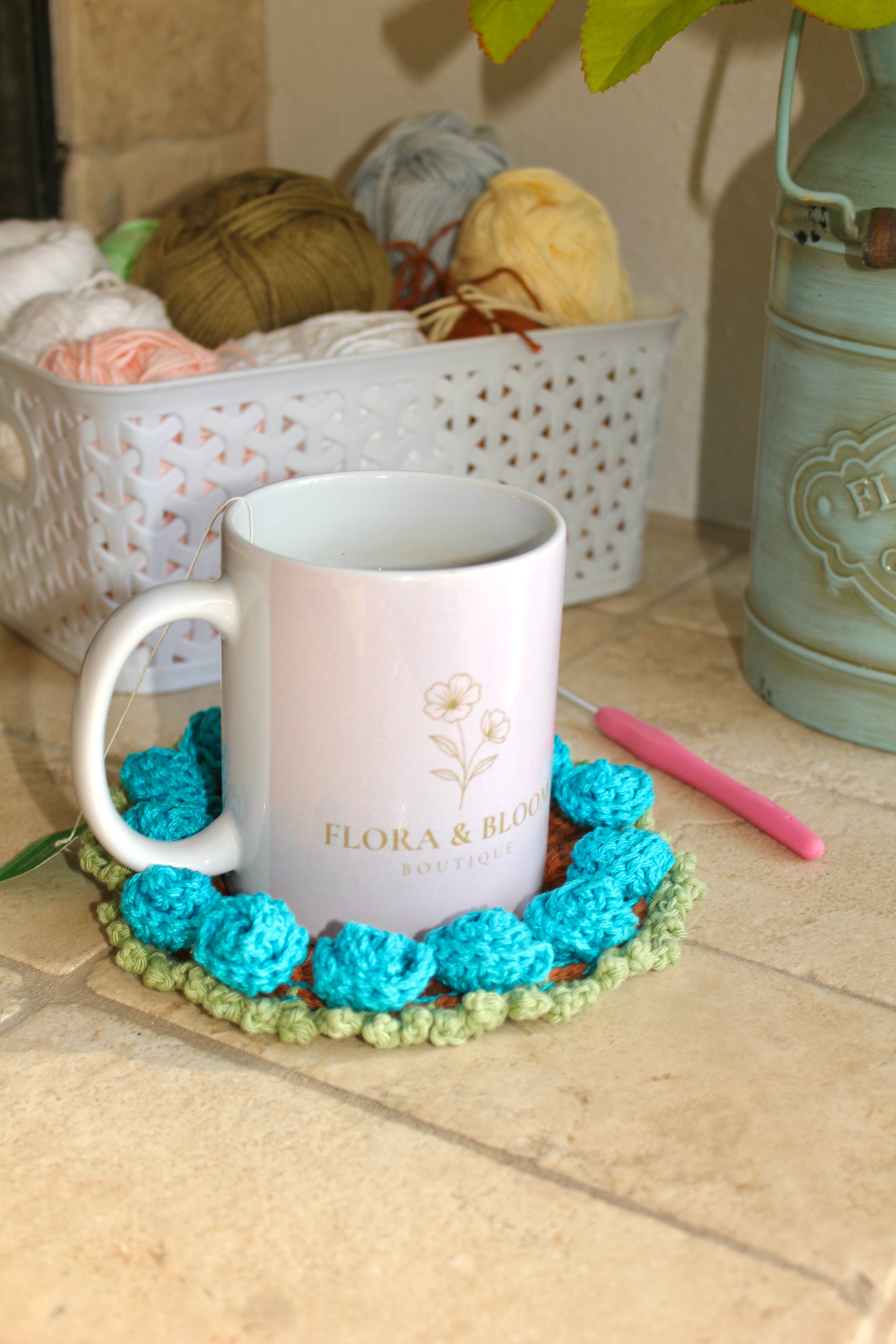 Palm Springs - Bouquet Coaster Set