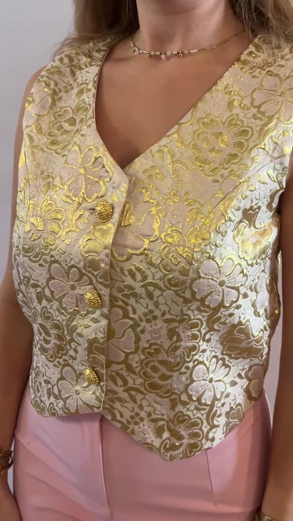 Flora Jacquard Vest