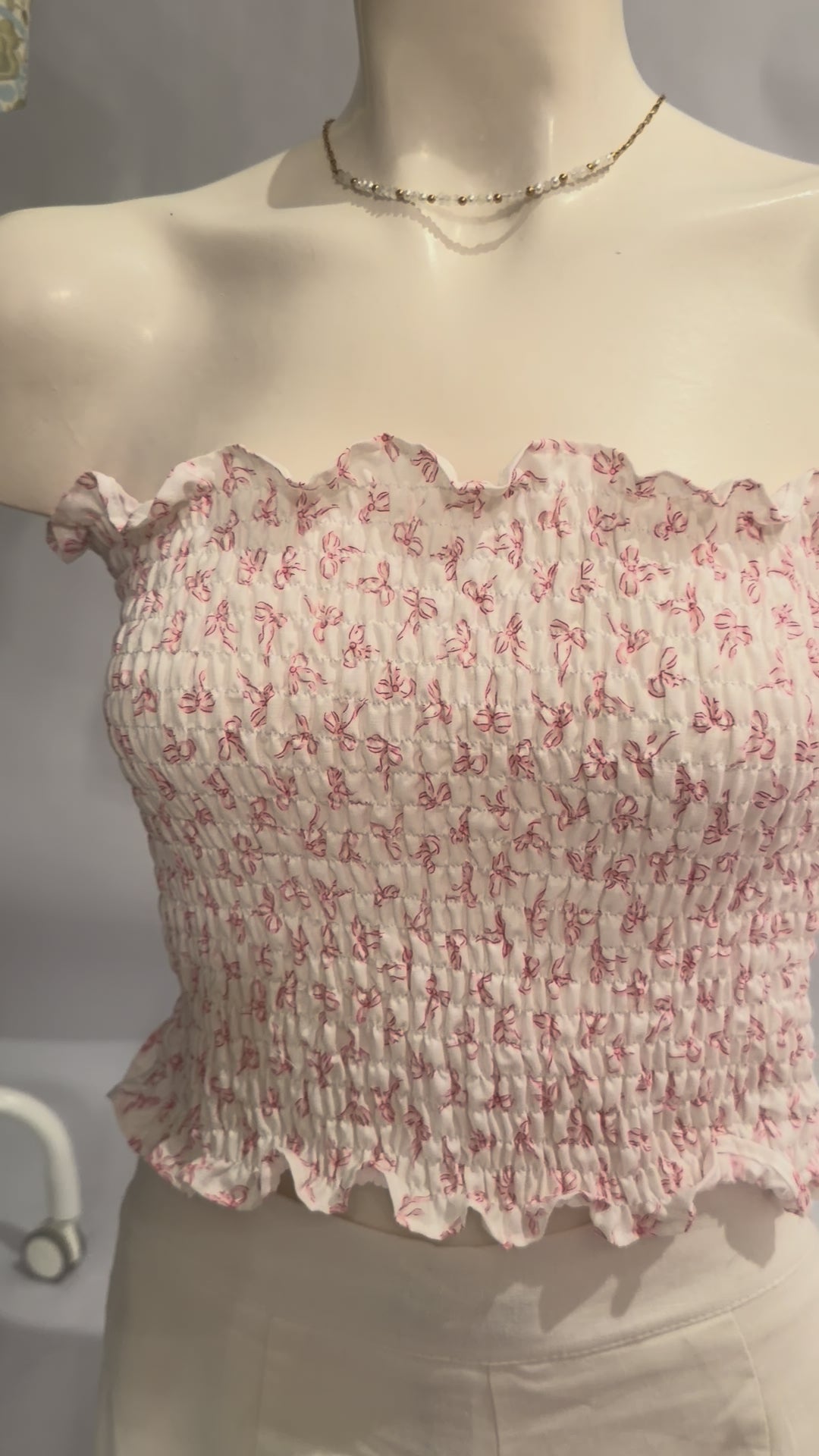 Bow Ruffle Top