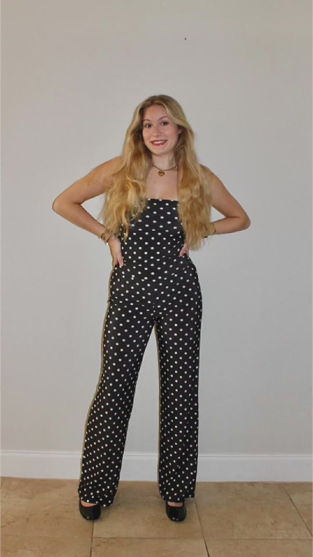 Daisy Polka Dot Tube Top