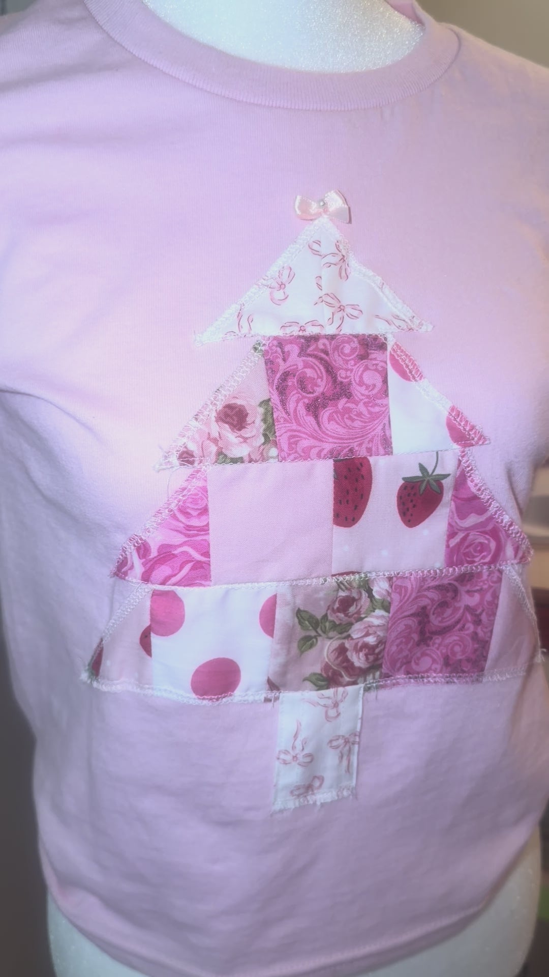 Baby Pink Christmas Tee